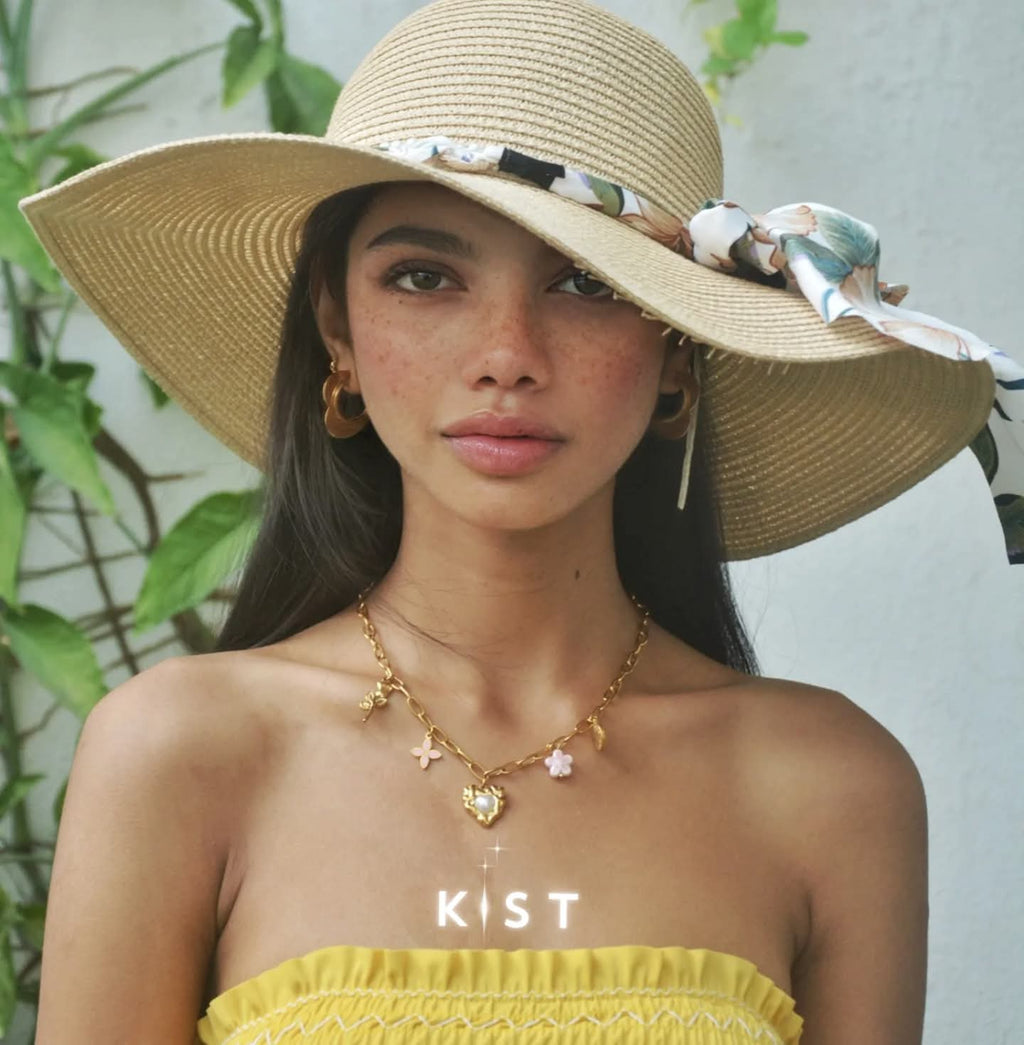 Blossom charm necklace