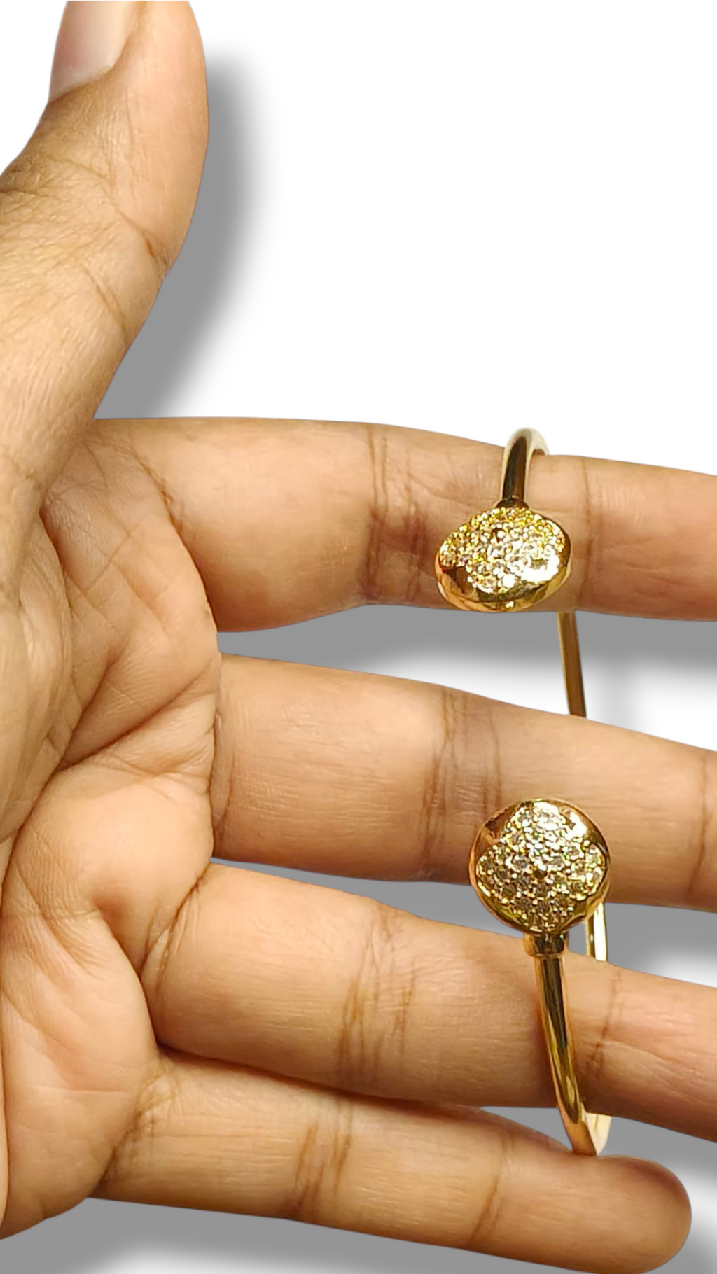 Clover twins bangle bracelet