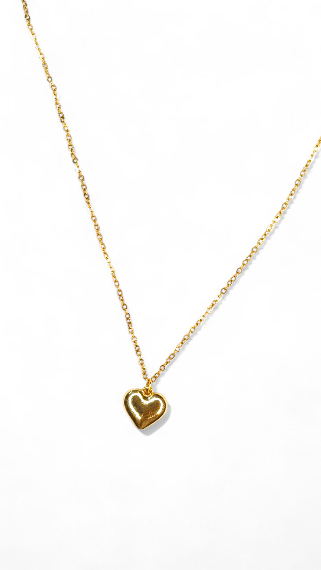 Heart of gold pendant