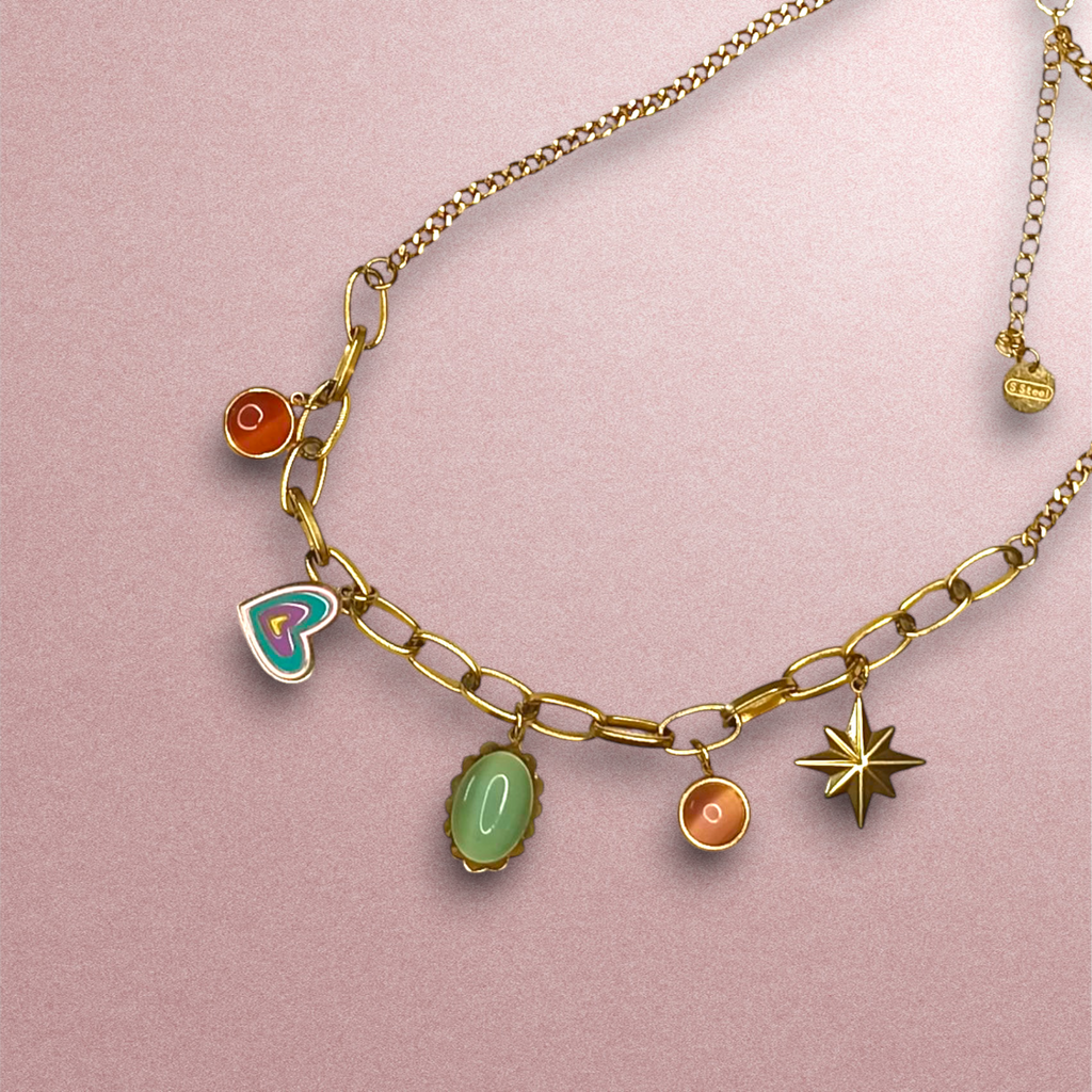 Chemical X charm necklace