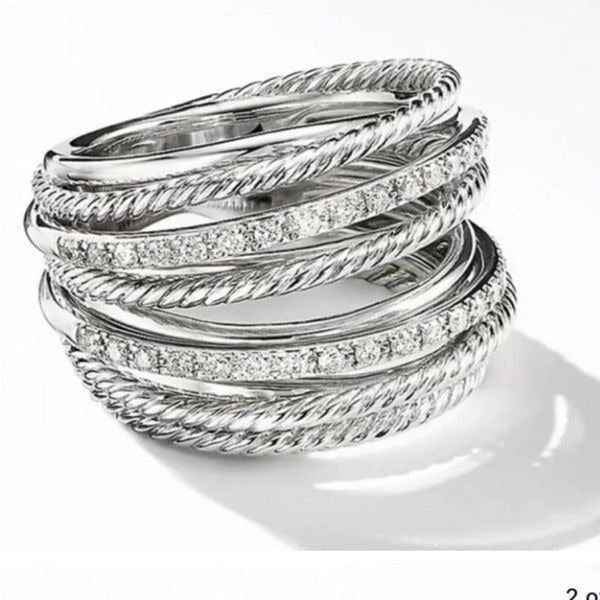 Silver-stack ring