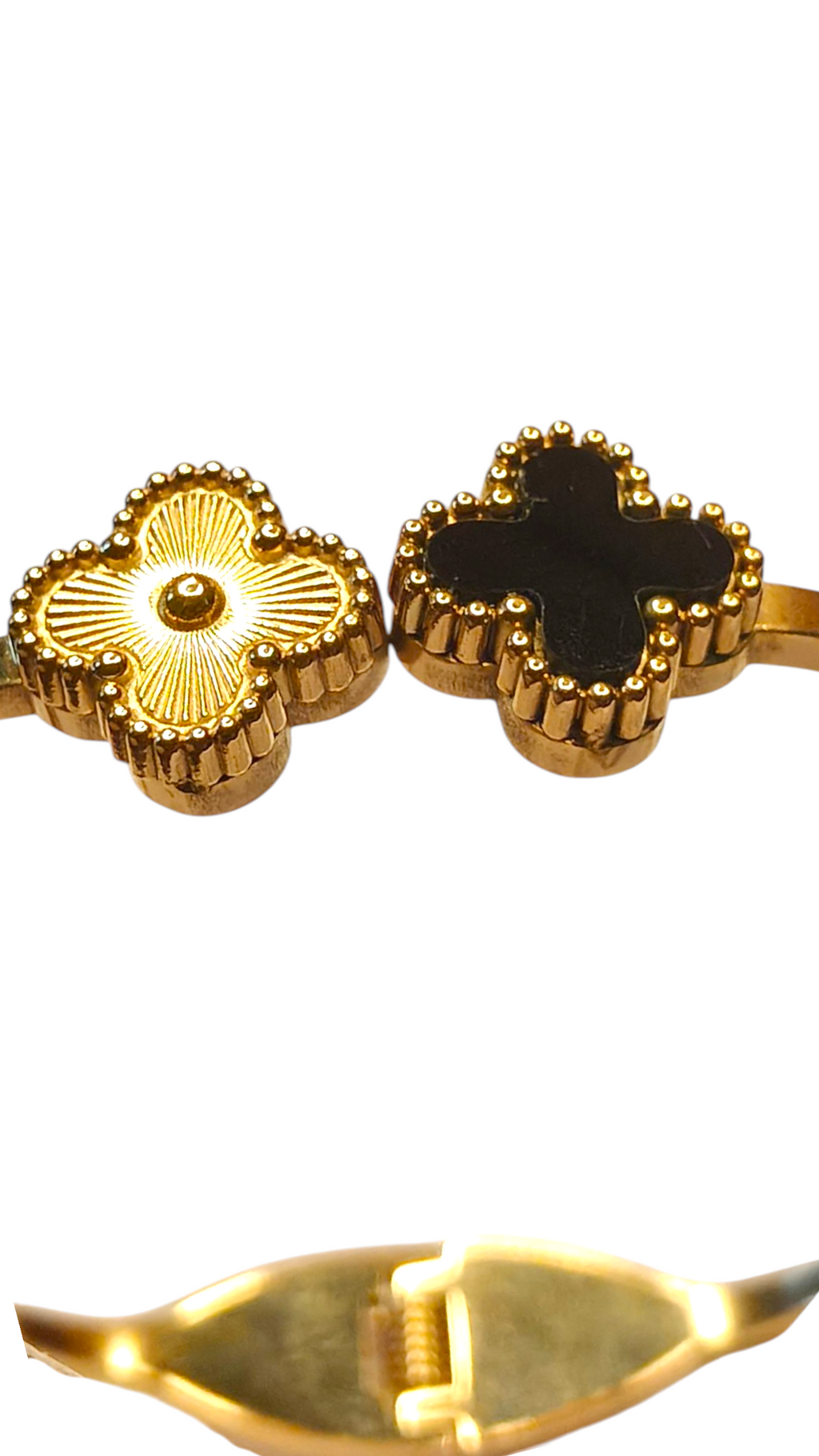 Dusk and Dawn Clover bracelet