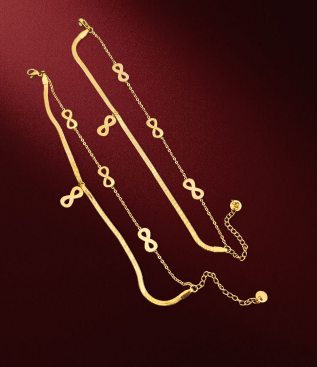 Forever chain bracelet