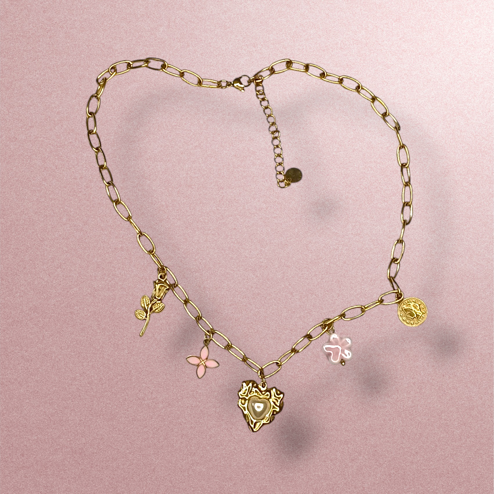 Blossom charm necklace