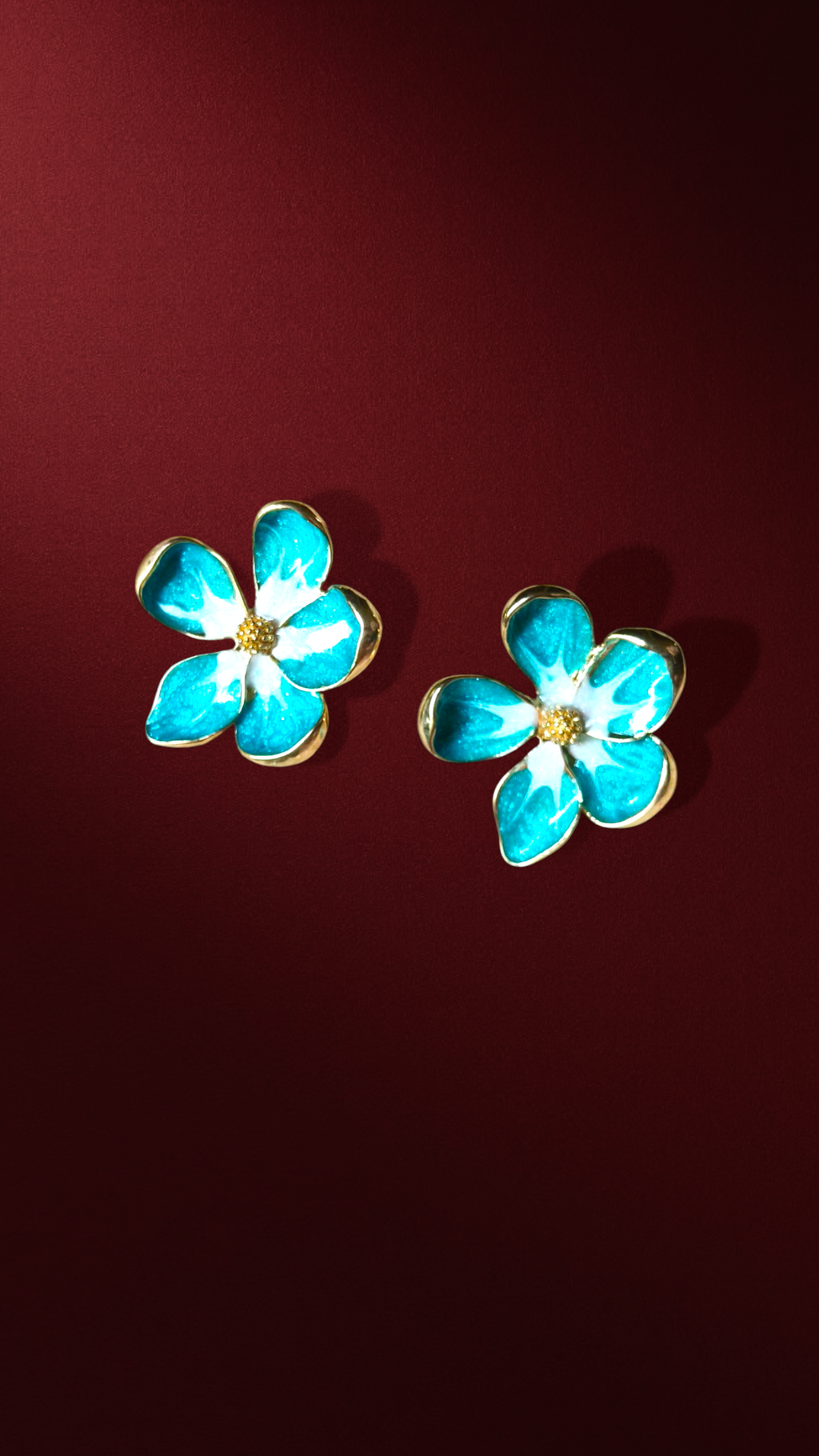 Forget me not earrings