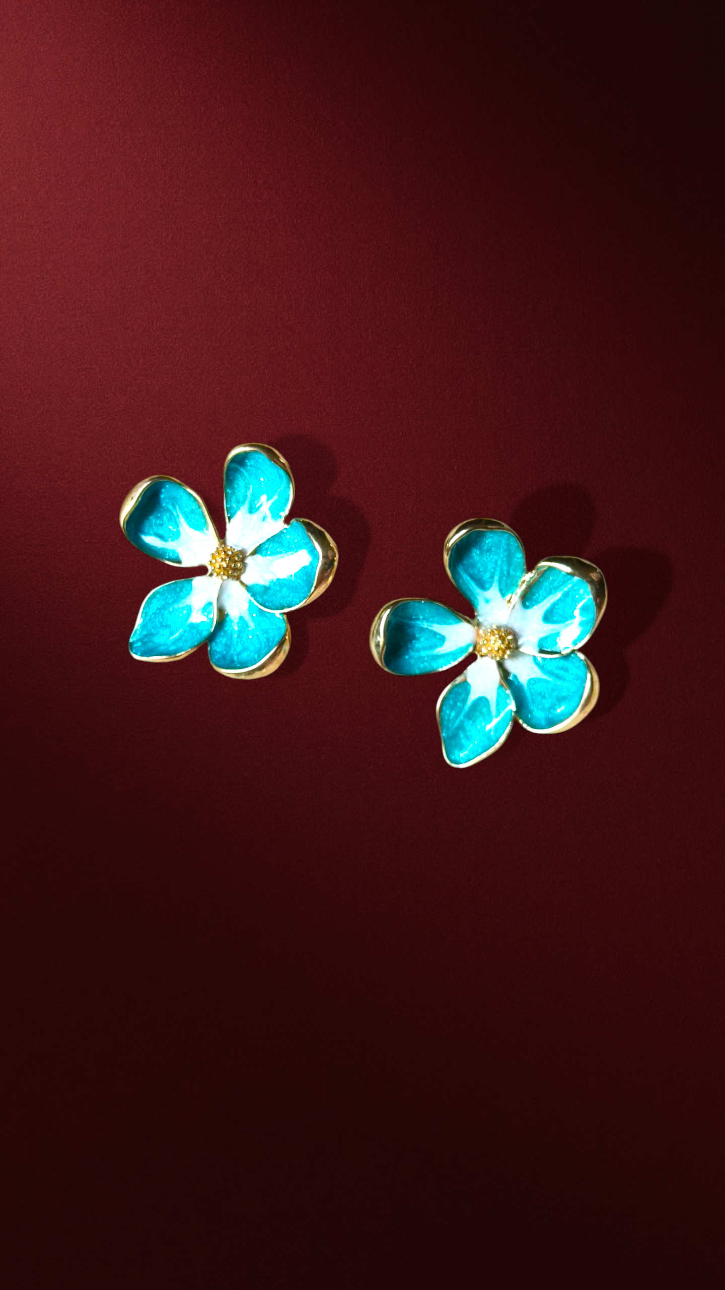 Forget me not earrings